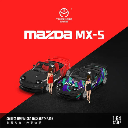 Mazda MX5-HKS-Figure Edition, 1:64 Scale collectible diecast model at Poketwheels
