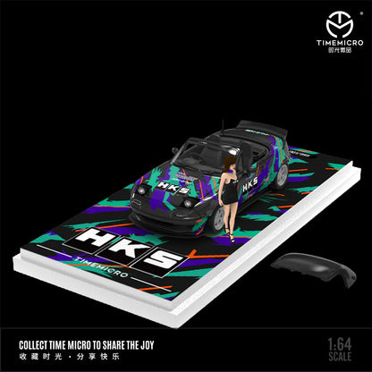 PRE-ORDER | Mazda MX-5 HKS Figure Edition 1:64 Scale by Time Micro