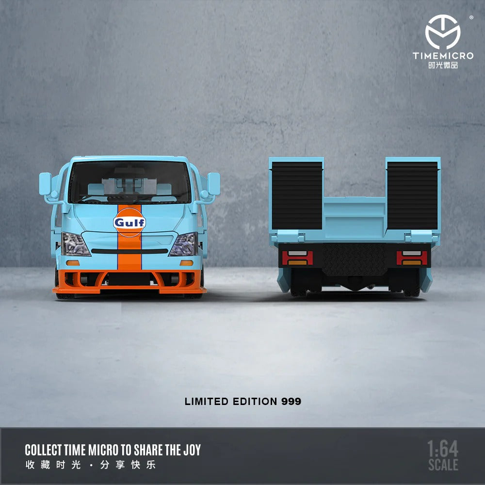 Premium scale diecast model car  – H300 Flatbed Transport Trailer - Advan, 1:64 Scale Collectible