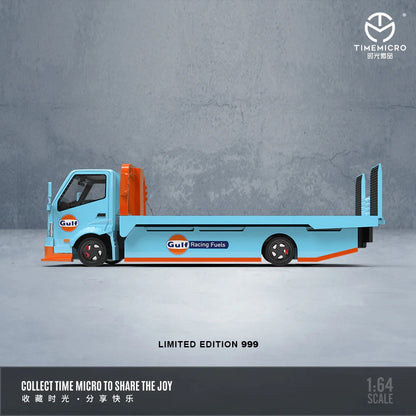 Premium scale diecast model car  – H300 Flatbed Transport Trailer - Advan, 1:64 Scale Collectible