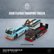 Premium scale diecast model car  – H300 Flatbed Transport Trailer - Advan, 1:64 Scale Collectible