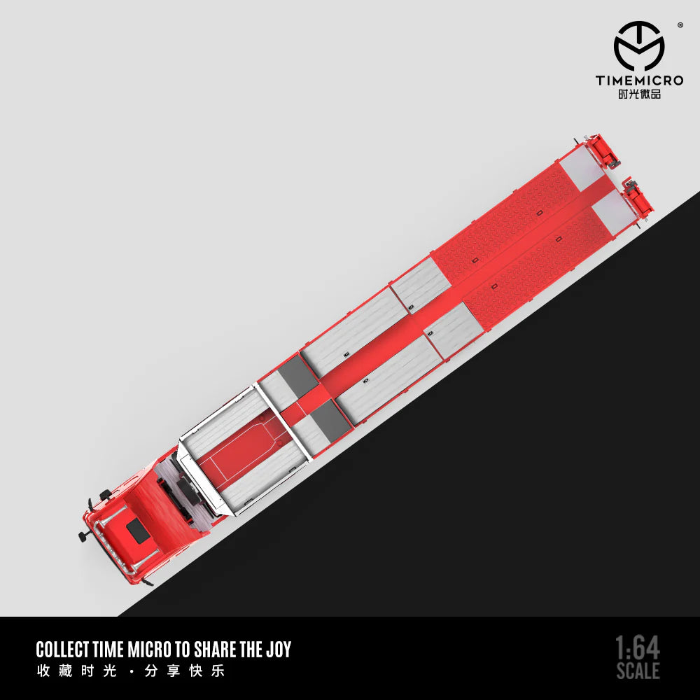 PRE-ORDER | Scania Trailer Transporter 1:64 Scale (Red) by Time Micro
