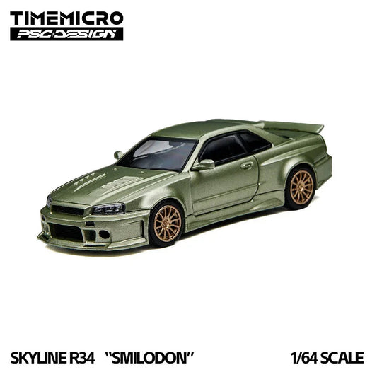 R34 Smilodon Millennium Jade, 1:64 Scale collectible diecast model at Poketwheels