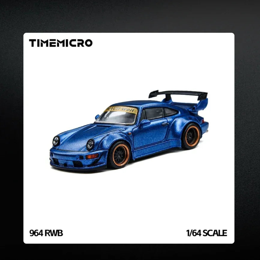 *TMCS 2026* Porsche 964 RWB (Limited Edition 214 of 999), 1:64 Scale (Blue) collectible diecast model at Poketwheels