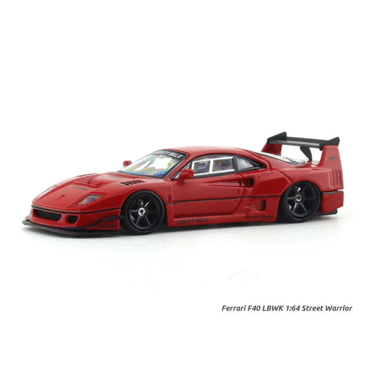 LBWK Street Warrior F40 (Limited Edition 151 of 499), 1:64 Scale (Red) collectible diecast model at Poketwheels