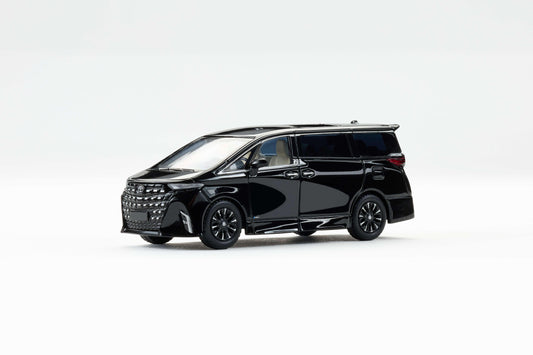 Premium scale diecast model car  – Toyota Alphard 2023, 1:64 Scale (Black) Collectible