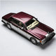 GFCC Rolls Royce Silver Spur III Limited Edition 1994 Burgundy Champagne 1:64 Scale Diecast Model