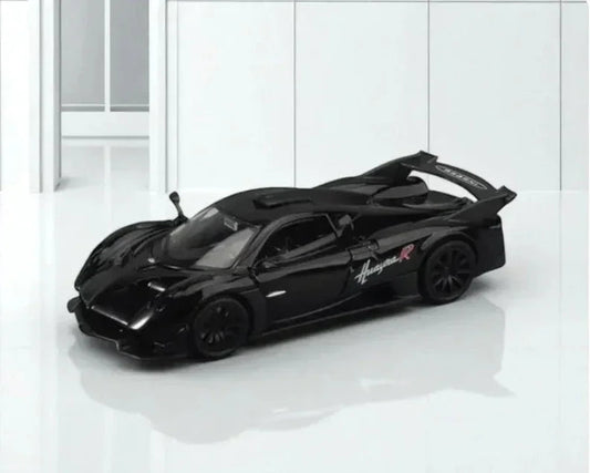 Pagani Huayra R, 1:32 Scale (Black) collectible diecast model at Poketwheels
