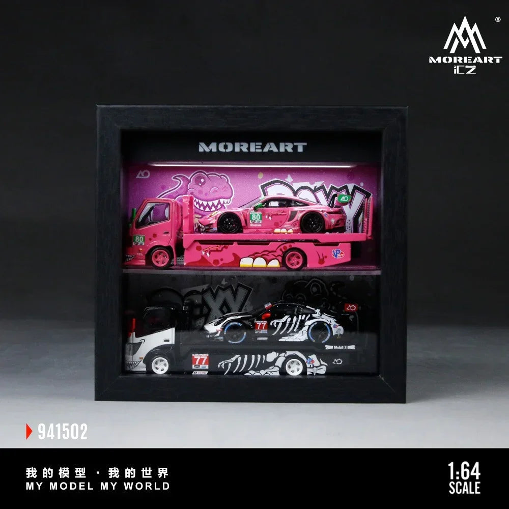 *PRE-ORDER* Integrated Photo Frame with Green Dragon Coating, 1:64 Scale (Pink) collectible diecast model at Poketwheels