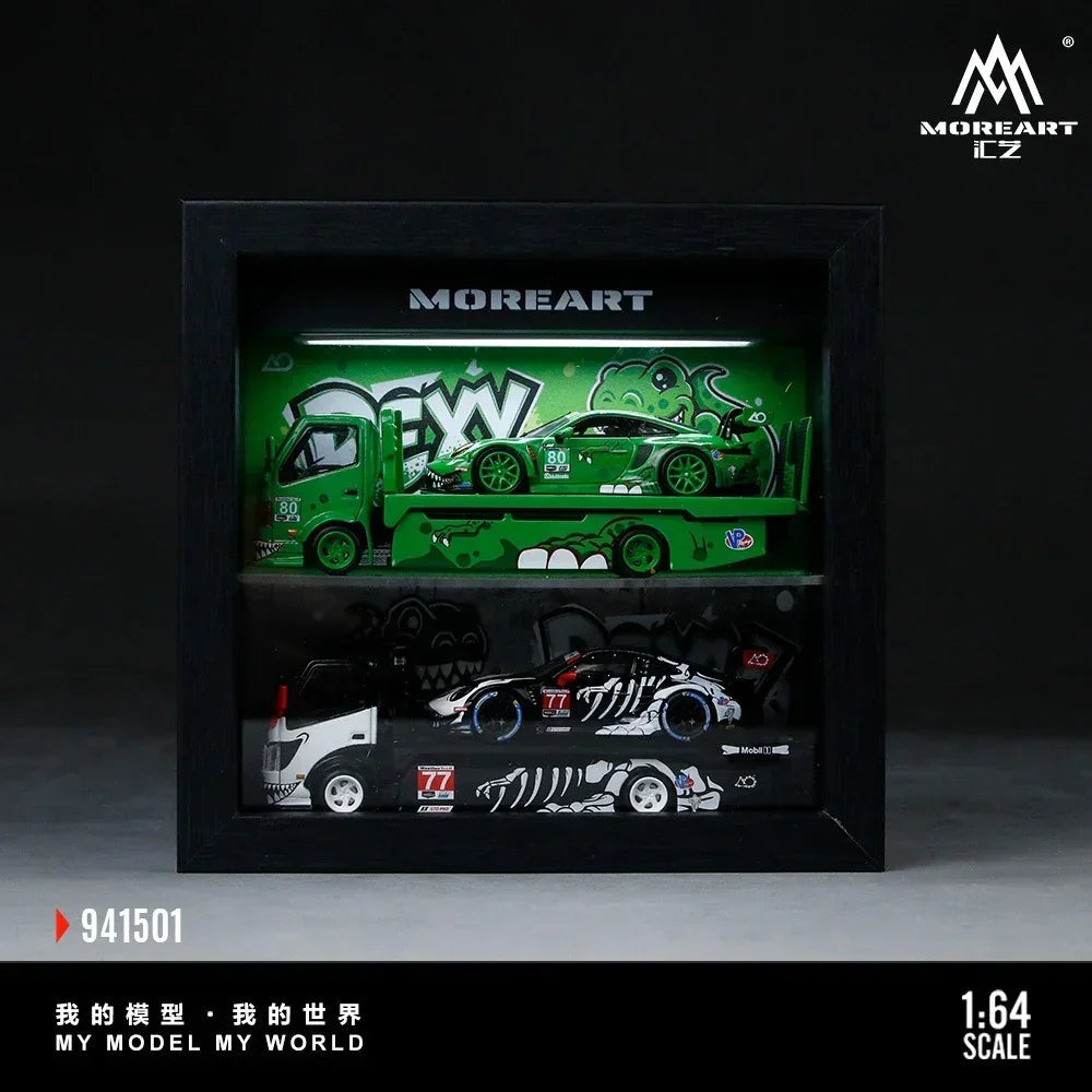 *PRE-ORDER* Integrated Photo Frame with Green Dragon Coating, 1:64 Scale (Green) collectible diecast model at Poketwheels