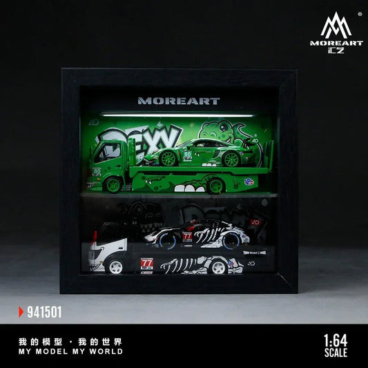 *PRE-ORDER* Integrated Photo Frame with Green Dragon Coating, 1:64 Scale (Green) collectible diecast model at Poketwheels
