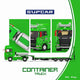 *PRE-ORDER* Scania Flatbed Transport Vehicle - Green Tyrannosaurus, 1:64 Scale collectible diecast model at Poketwheels