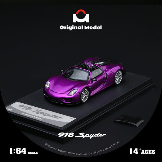 *PRE-ORDER* 918 Spyder Midnight, 1:64 Scale (Purple)