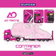 *PRE-ORDER* Scania Flatbed Transport Vehicle - Tyrannosaurus Rex, 1:64 Scale (Pink) collectible diecast model at Poketwheels