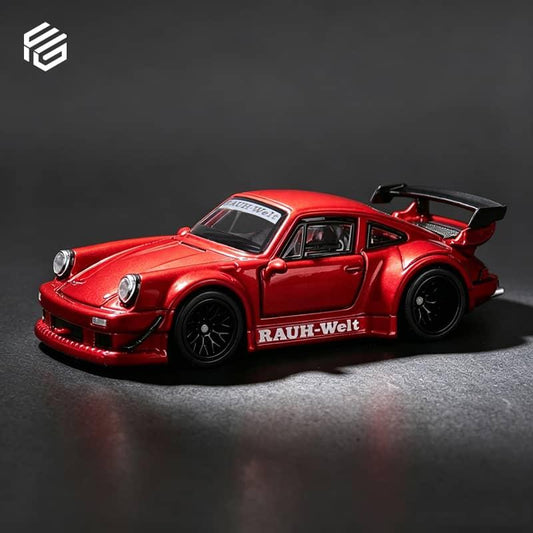 *PRE-ORDER* RWB 930 GT Wing Version, Transparent, 1:64 Scale (Red) collectible diecast model at Poketwheels