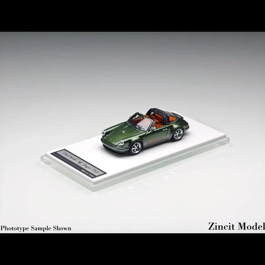 *PRE-ORDER* Singer Targa 911 (964), 1:64 Scale (Green) collectible diecast model at Poketwheels