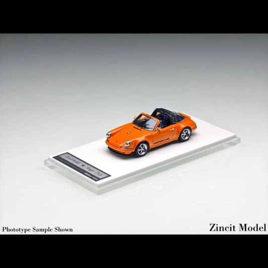 *PRE-ORDER* Singer Targa 911 (964), 1:64 Scale (Orange) collectible diecast model at Poketwheels