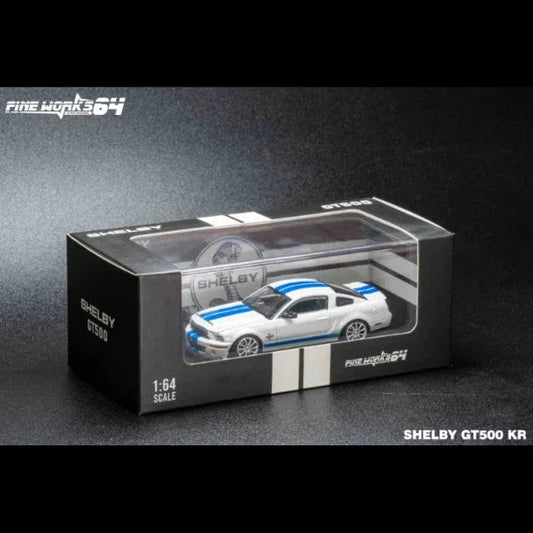 *PRE-ORDER* Ford GT500 KR (2008) Pearl White (Limited to 999pcs), 1:64 Scale collectible diecast model at Poketwheels