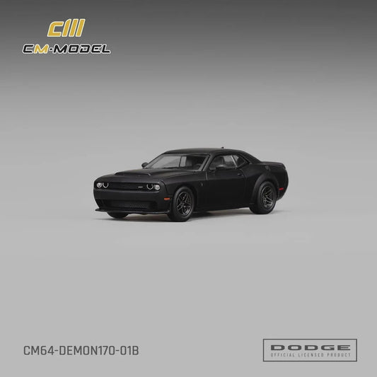 *PRE-ORDER* Dodge Demon 170, 1:64 Scale (Matte Black) collectible diecast model at Poketwheels