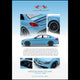 *PRE-ORDER* Mercedes Benz C63 Coupe AMG W205, 1:64 Scale (China Blue) collectible diecast model at Poketwheels