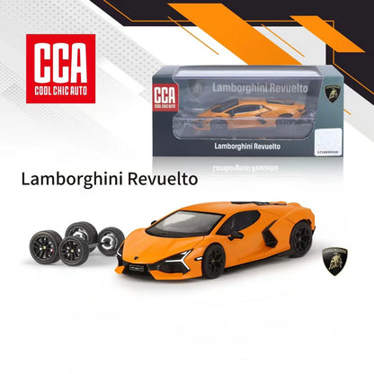 CCA Lamborghini Revuelto Orange 1:64 Scale Diecast Model
