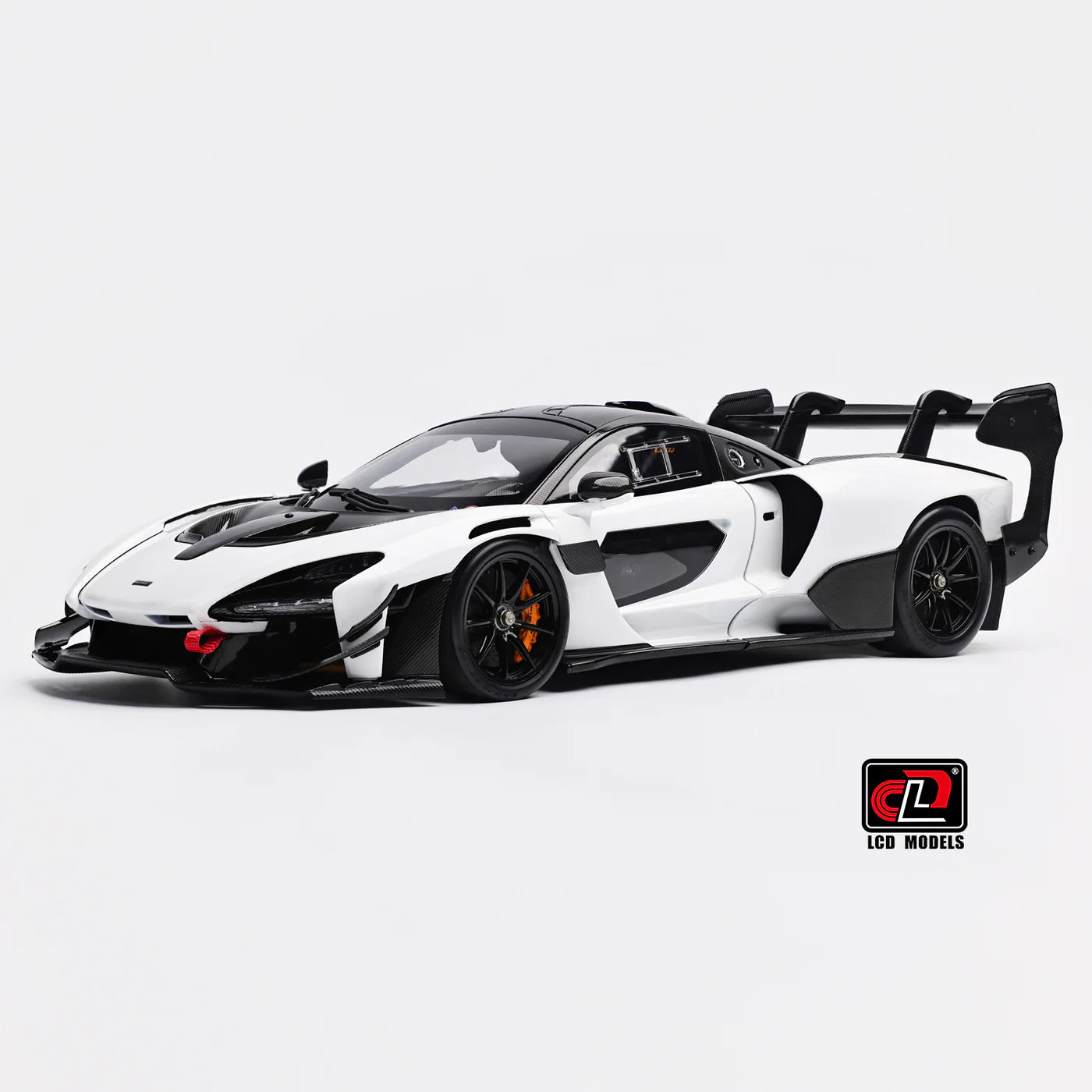 LCD McLaren Senna GTR White 1:18 Scale Diecast Model