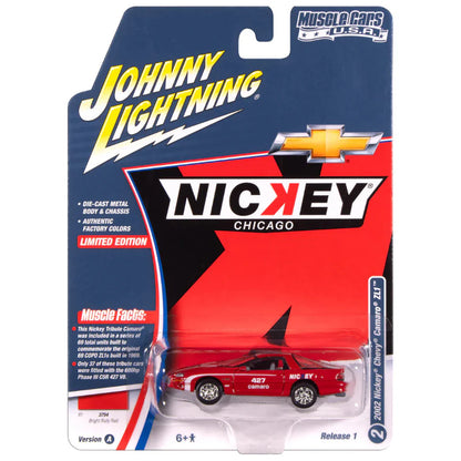 Johnny Lightning Nickey Chevy Camaro 427 ZL1 Red 1:64 Scale Diecast Model