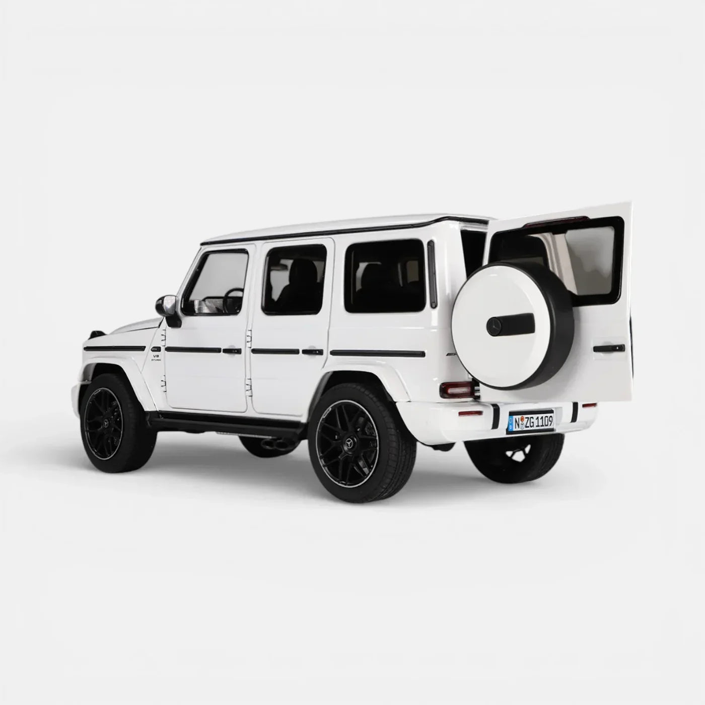 NZG Mercedes-AMG G63 W465 Polar White 1:18 Scale Diecast Model