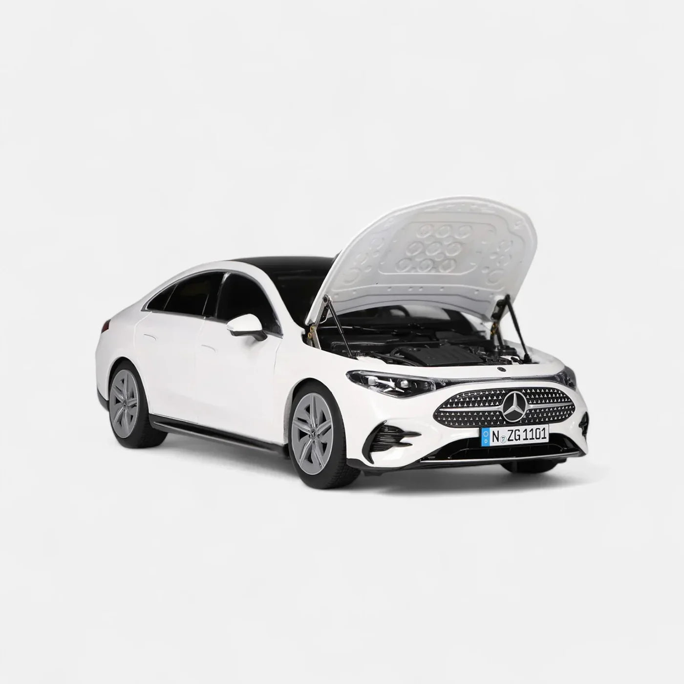 NZG Mercedes-Benz CLA Coupé Polar White 1:18 Scale Diecast Model