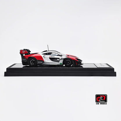 LCD McLaren Senna GTR Red & White 1:64 Scale Diecast Model