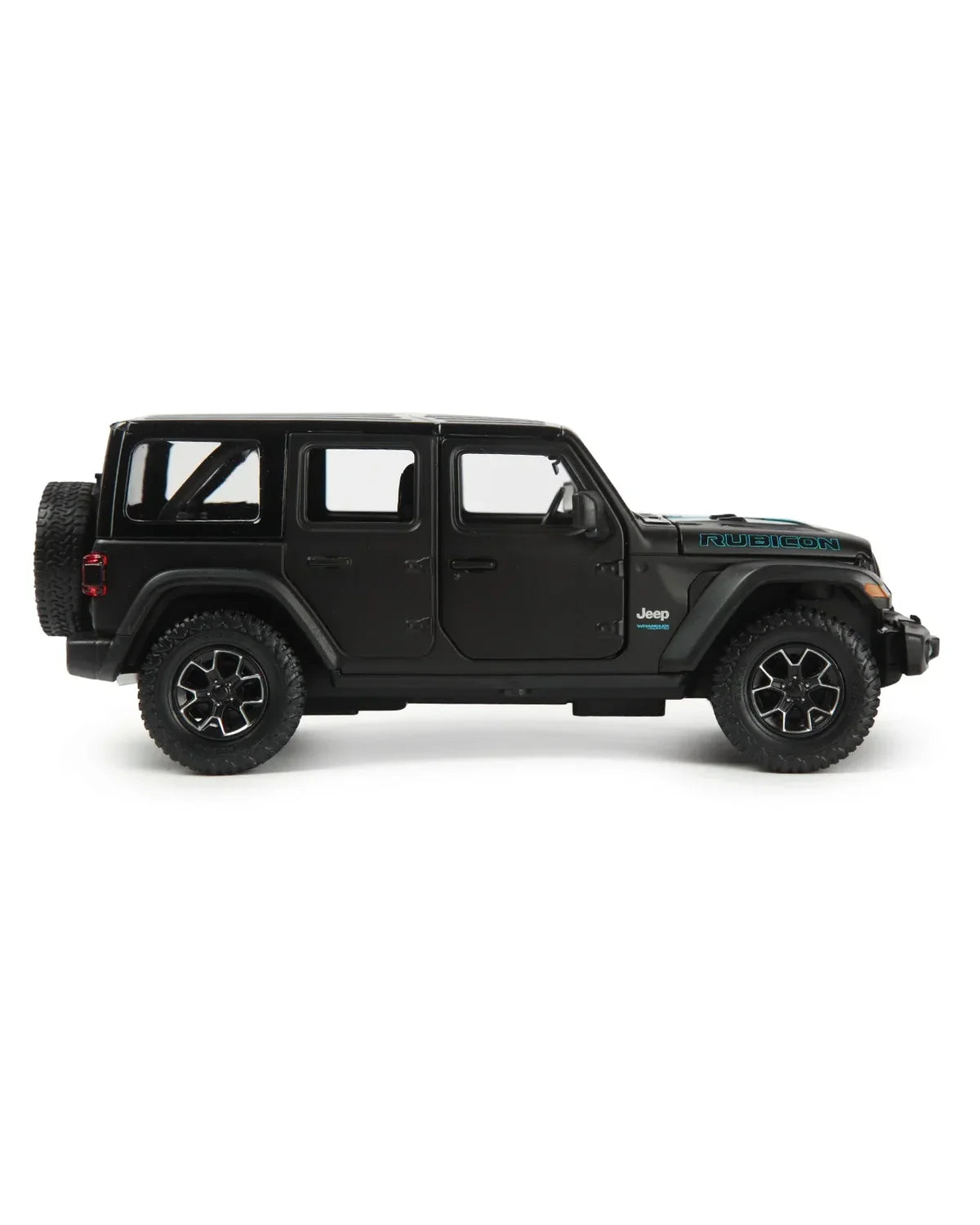 Rastar Jeep Wrangler Rubicon 4xe Black 1:24 Scale Diecast Model