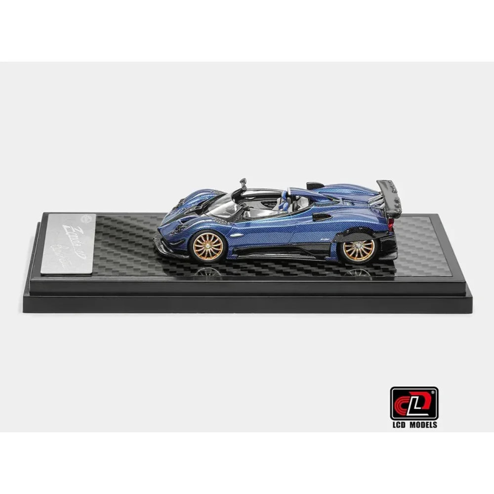 LCD Pagani Zonda HP Carbon Blue 1:64 Scale Diecast Model