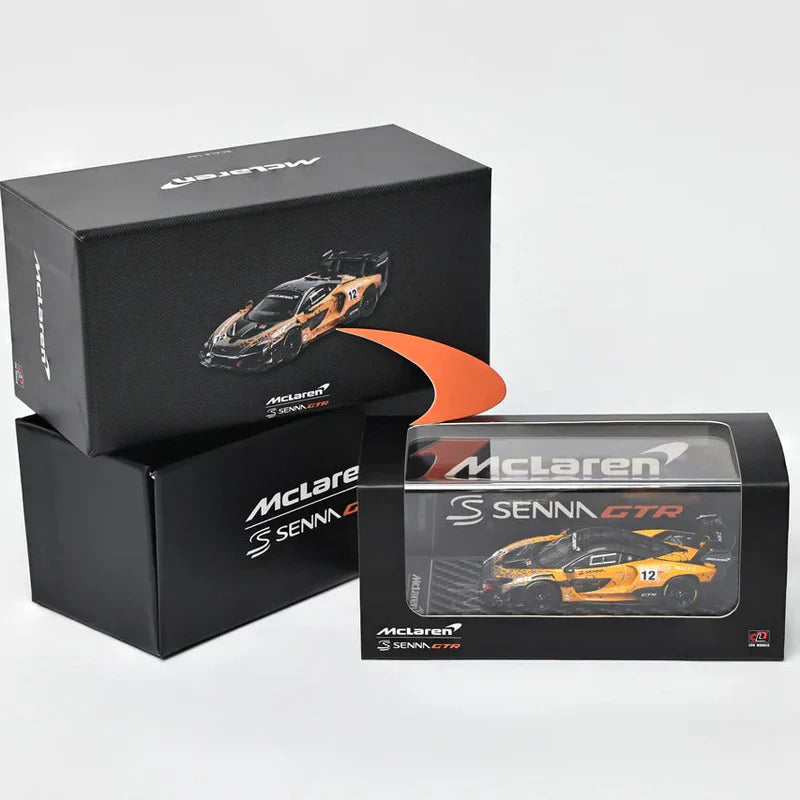 LCD McLaren Senna GTR 1:64 Scale Diecast Model – Electroplating Orange