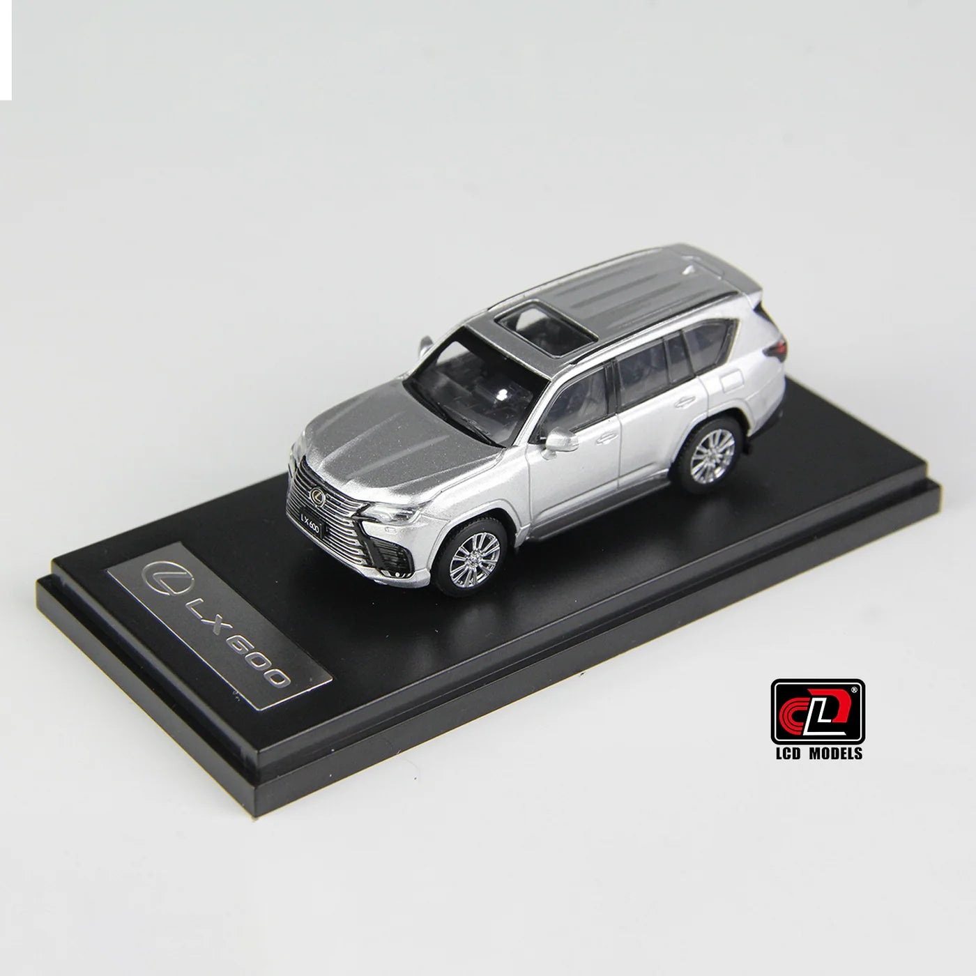 LCD Lexus LX600 Silver 1:64 Scale Diecast Model