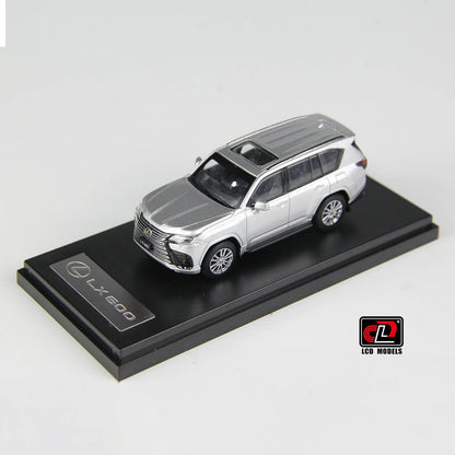 LCD Lexus LX600 Silver 1:64 Scale Diecast Model