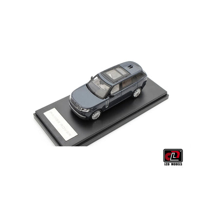 LCD Land Rover Range Rover Blue 1:64 Scale Diecast Model