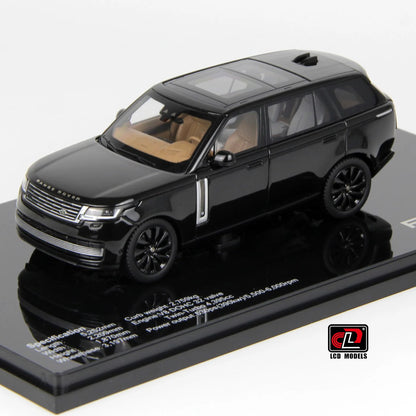 LCD Land Rover Range Rover SV Serenity Black 1:43 Scale Diecast Model