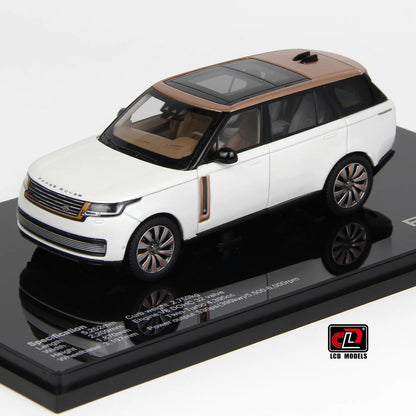 LCD Land Rover Range Rover SV Serenity White 1:43 Scale Diecast Model