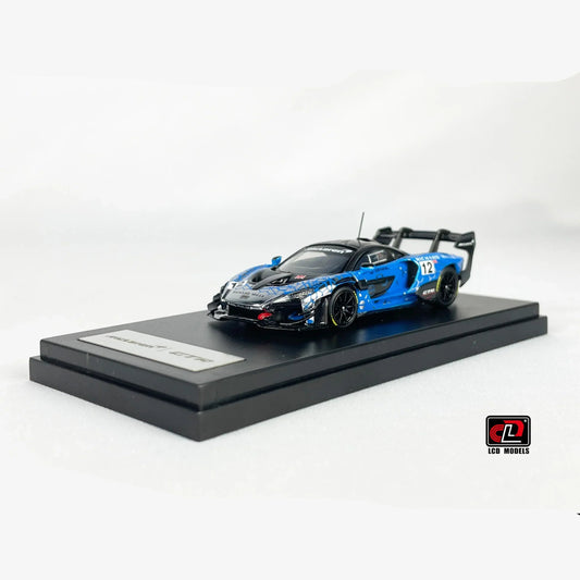 McLaren Senna GTR, 1:64 Scale (Electroplating Blue) collectible diecast model at Poketwheels