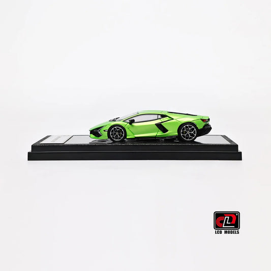 LCD Lamborghini Revuelto Shanghai Toy Fair Special Package 2025 Apple Green 1:64 Scale Diecast Model