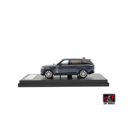LCD Land Rover Range Rover Blue 1:64 Scale Diecast Model