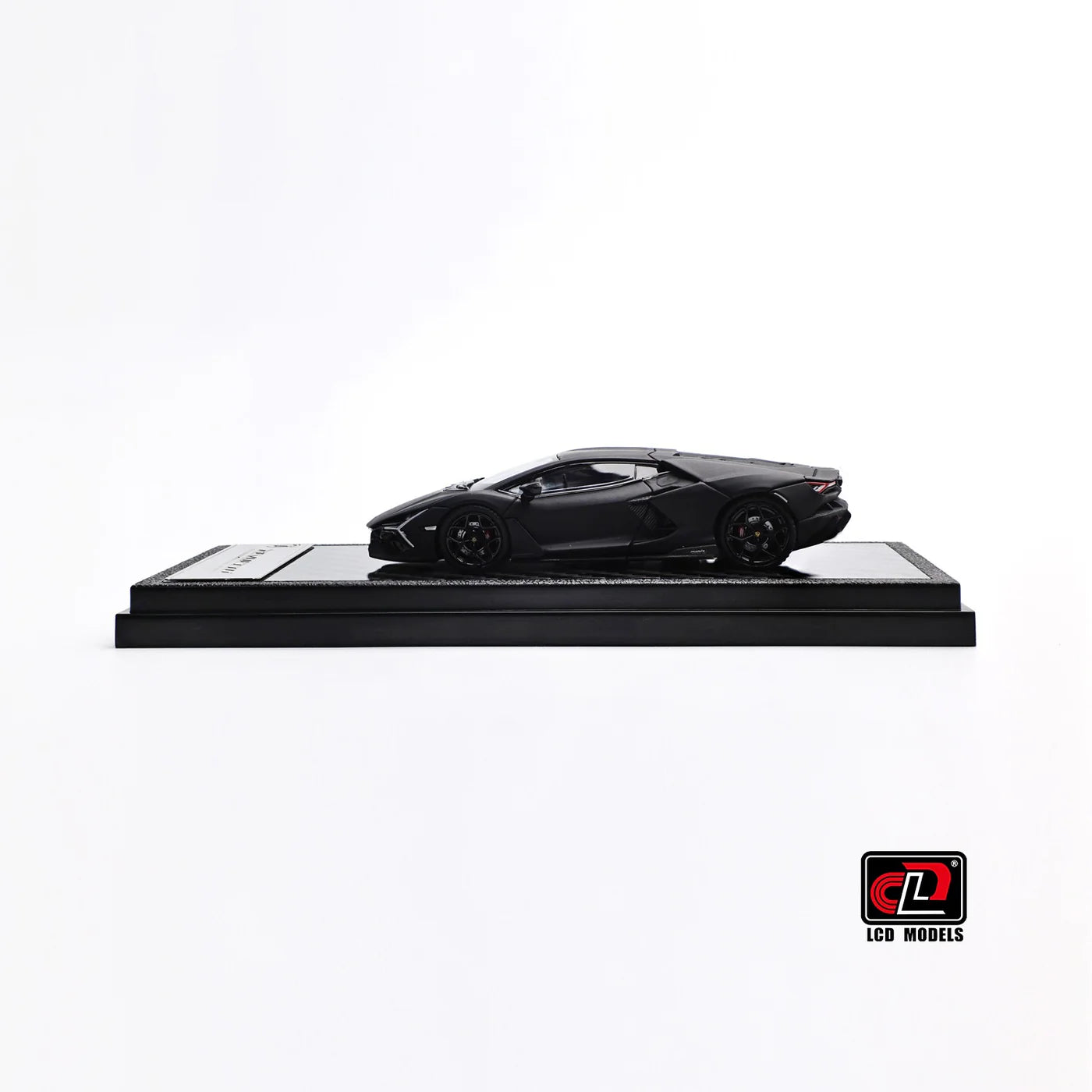 LCD Lamborghini Revuelto Matte Black 1:64 Scale Diecast Model