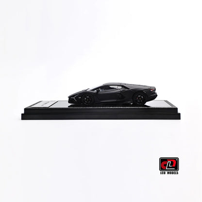 LCD Lamborghini Revuelto Matte Black 1:64 Scale Diecast Model