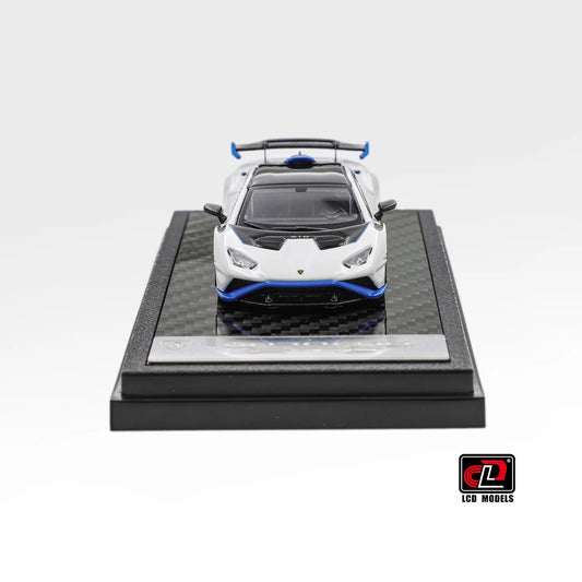 LCD Lamborghini Huracan STO White 1:64 Scale Diecast Model