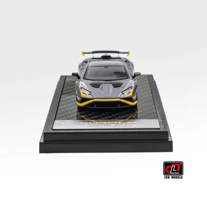 LCD Lamborghini Huracan STO Foshan APA XPO Special Package 2025 Silver Grey 1:64 Scale Diecast Model