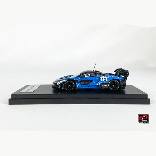 LCD McLaren Senna GTR Electroplating Blue 1:64 Scale Diecast Model