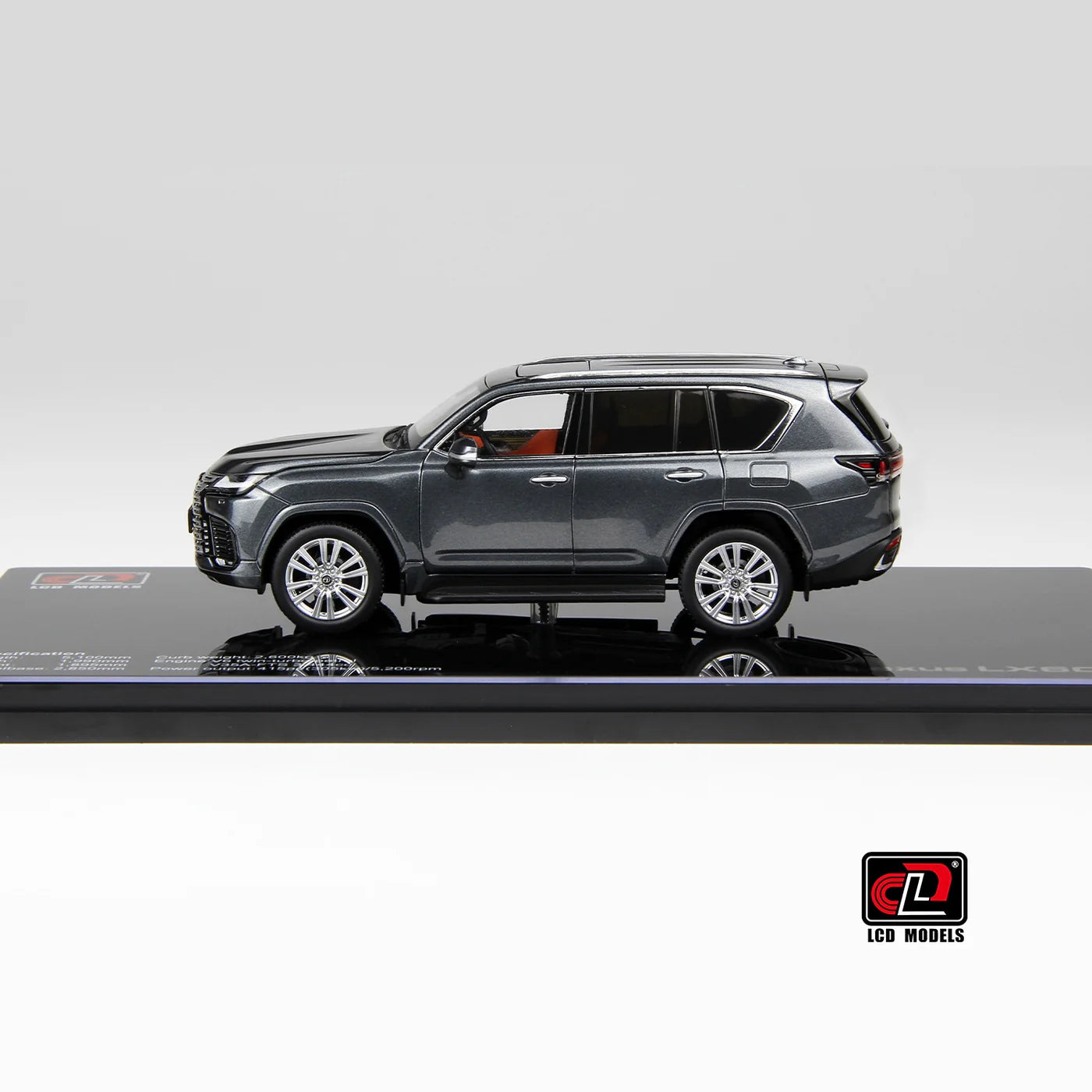 LCD Lexus LX600 Grey 1:43 Scale Diecast Model
