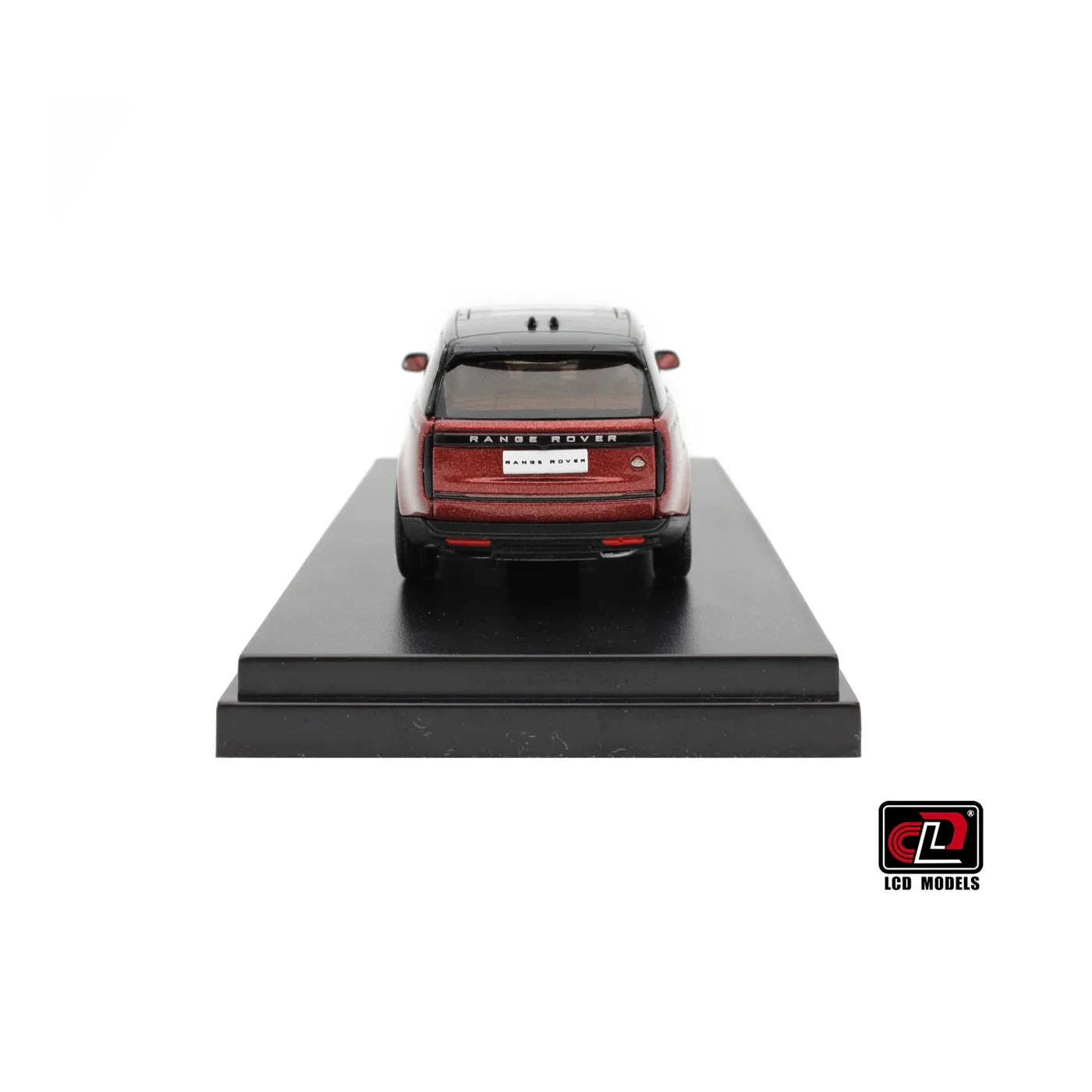 LCD Land Rover Range Rover Red 1:64 Scale Diecast Model