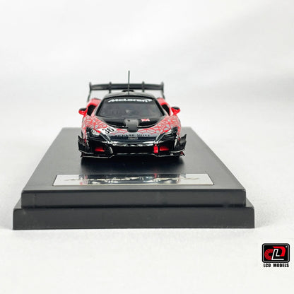 LCD McLaren Senna GTR Foshan APA XPO Special Package 2025 Electroplating Red 1:64 Scale Diecast Model