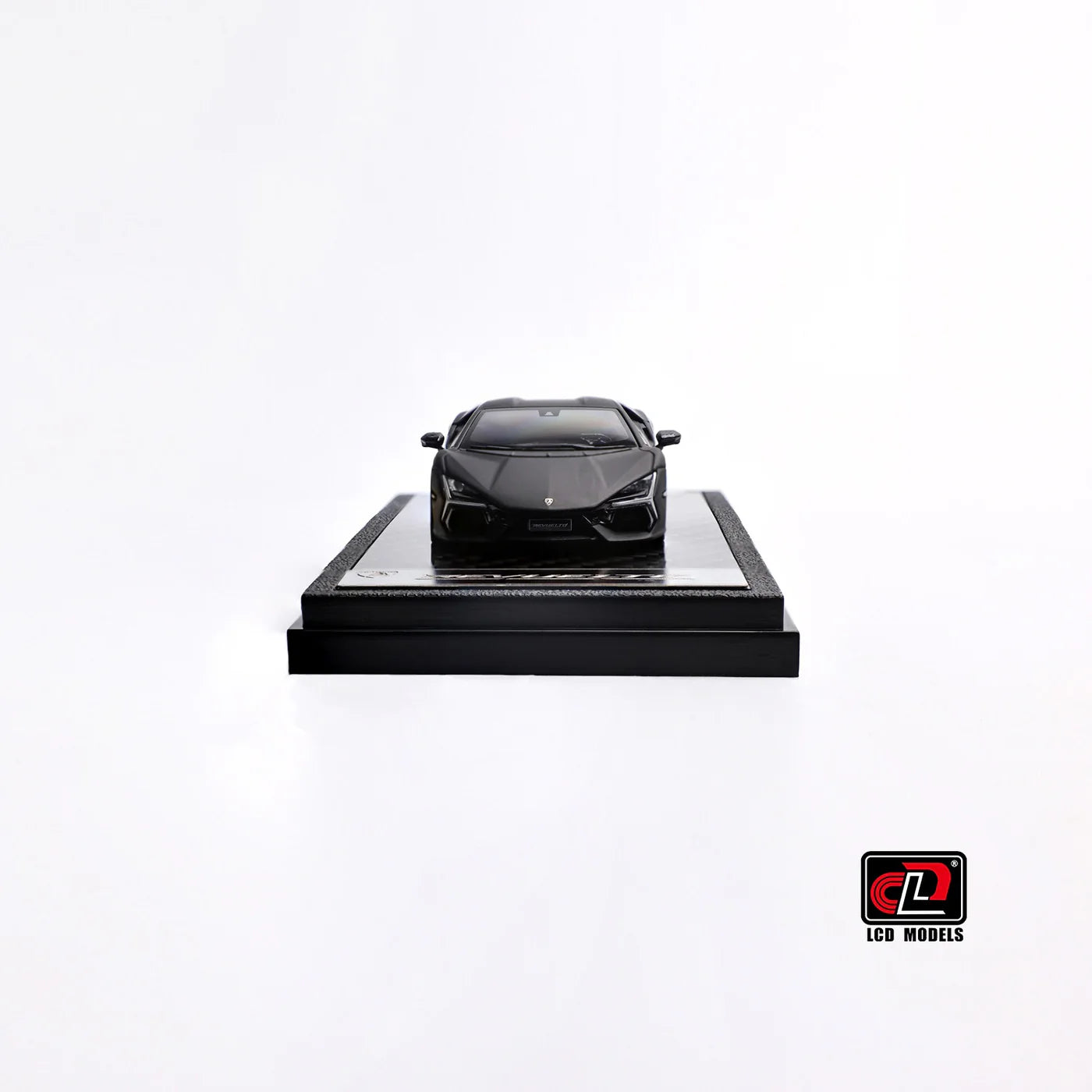 LCD Lamborghini Revuelto Matte Black 1:64 Scale Diecast Model